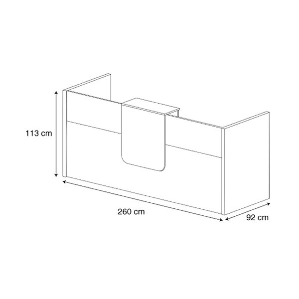 میز کانتر ODK107 نیلپر